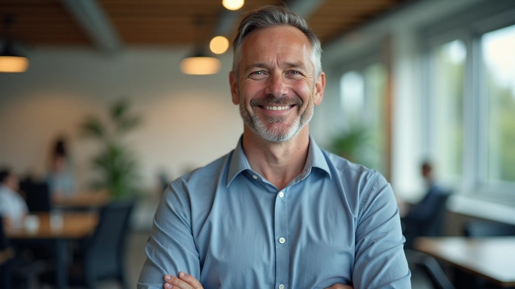 Presenter recovering from a stumble, showing resilience and moving forward with confidence